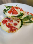 Spinach & Tomato Egg White Bites